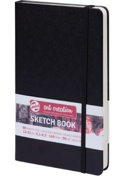 Art Creation Sketch Books Eskiz Defteri 140GR. 13 x 21 Siyah