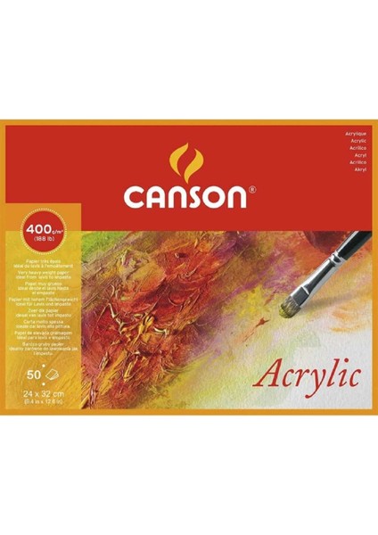 Acrylic Pad 400GR Akrilik Blok 50 Sayfa 24X32CM
