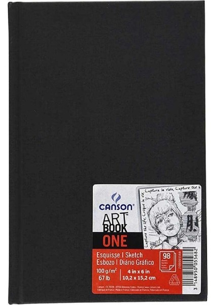 One Art Book 100GR Çizim Defteri 98 Sayfa 10.2X15.2CM (Sert Kapak)