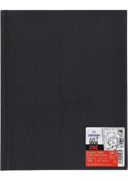 One Art Book 100GR Çizim Defteri 98 Sayfa 27.9X35.6CM (Sert Kapak)