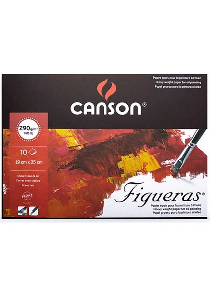 Figueras Oil Colour Pad 290GR Yağlı Boya Blok 10 Sayfa 19X25CM
