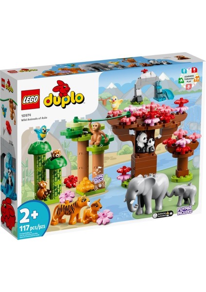 10974 Eğitici Duplo - Vahşi Asya Hayvanları, 117 Parça +2 Yaş