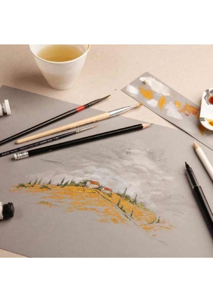 Paint-On Gris 250GR Gri Çok Amaçlı Resim Blok 30 Sayfa A3 (29.7X42CM)