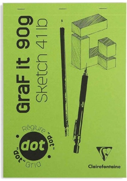 Graf It Blanc Dot Grid Sketch 90GR Noktalı Çizim Blok 80 Sayfa A4 (21X29.7CM)