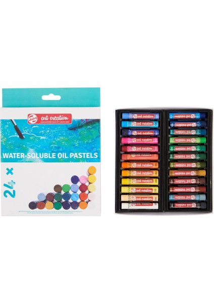 Art Creation Watersoluble Oil Pastel Boya Seti 24'lü (Sulandırılabilir)