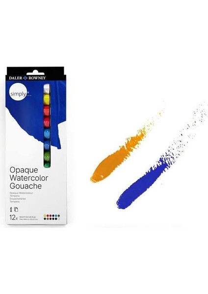 Simply Opak Suluboya Guaj 12ML 12 Renk
