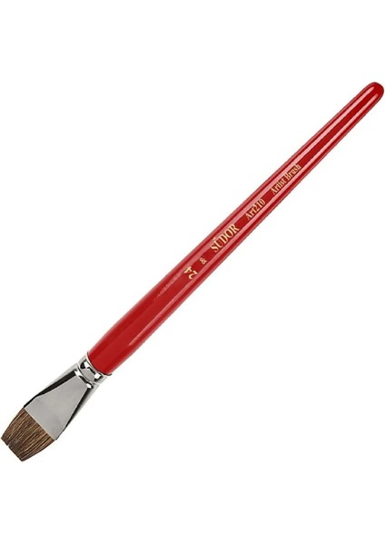 Yağlı Boya Fırçası Samur Kılı Düz Kesik Seri 210 No: 8