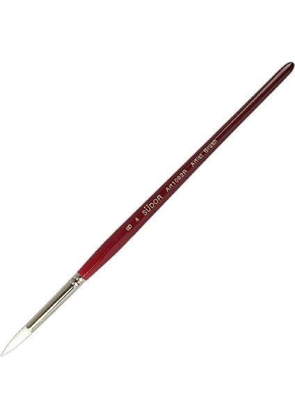 Sentetik Sulu Boya Beyaz Kıl Yuvarlak Fırça Seri 1092R No: 8