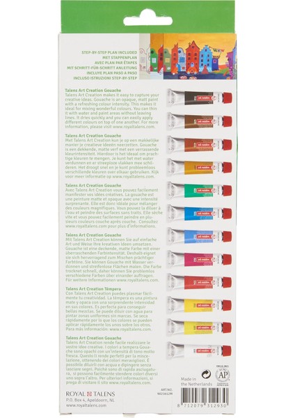 Art Creation Guaj Boya Seti 12 x 12 Ml. modelleri