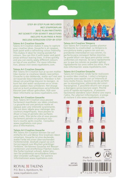 Art Creation Guaj Boya Seti 8 x 12 Ml. modelleri