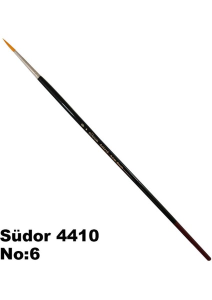 Yağlı Boya Fırçası Düz Kesik Seri 4410 No: 6