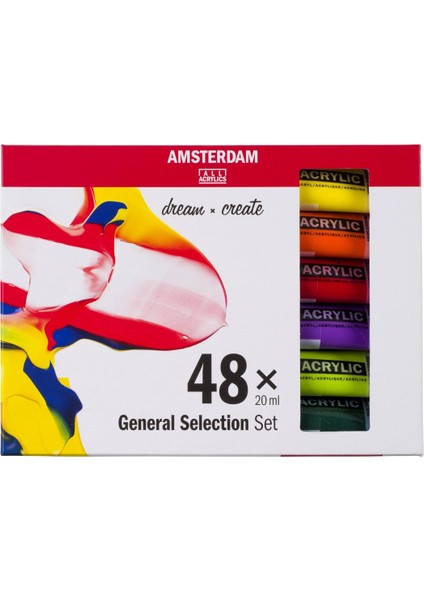 Standart Seri Akrilik Boya Seti 48 x 20 ml