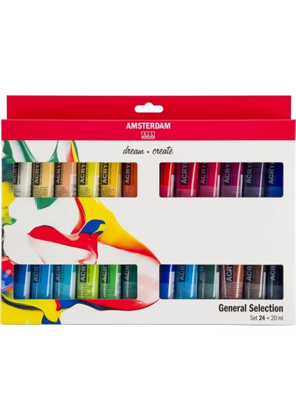 Standart Seri Akrilik Boya Seti 24 x 20 ml