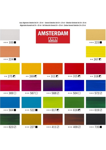 Standart Seri Akrilik Boya Seti 24 x 20 ml indirimleri