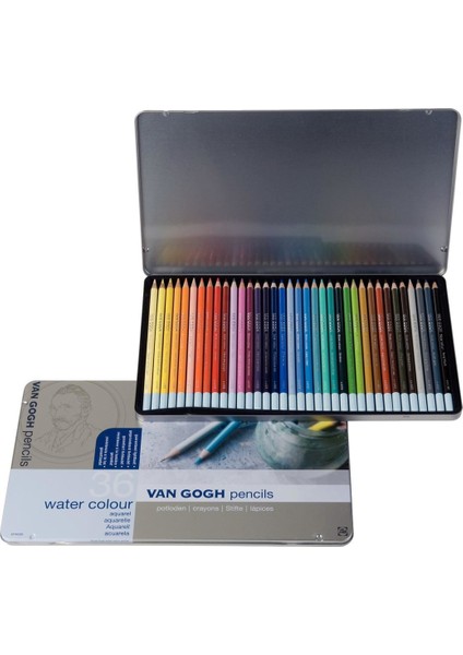 Watercolour Pencil Suluboya Kalemi Gelişmiş 36´lı Set