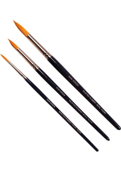 Vangogh Sulu Boya Fırça Yuvarlak Uçlu 191 Seri 9’lu Set