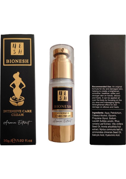 Aronia Extract Intensive Care Cream (Bionesh Aronya Özlü Onarıcı Bakım Kremi) modelleri