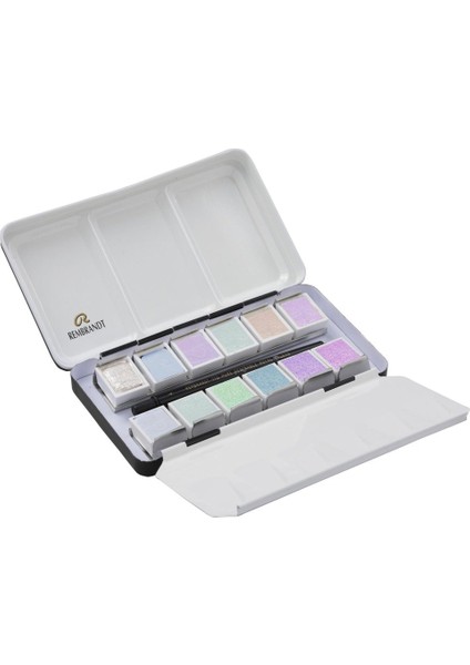 12 Renk Tablet Sulu Boya Seti - Metal Kutu (Specıal Effect) fiyatları