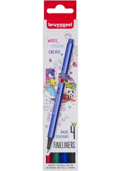 Finelıner 0,4 mm Set 4 Renk