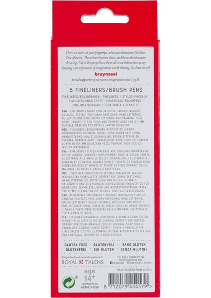 Finelıner Çift Taraflı Kalem Seti 6 Renk - Rıo fiyatları
