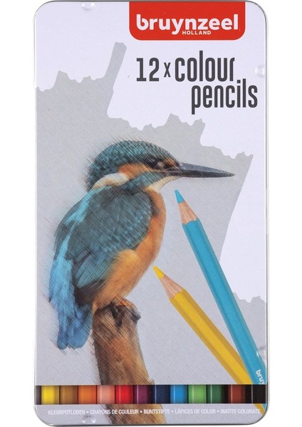 Kuru Boya Kalem Seti - 12 Renk (Kıngfısher)