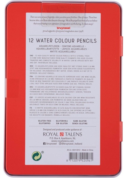 Expressıon Aquarelle 12'li Kuru-Sulu Kalem Boya Seti fiyatları