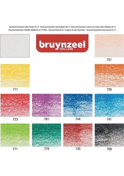 Expressıon Colour 12'li Kuru Kalem Boya Seti