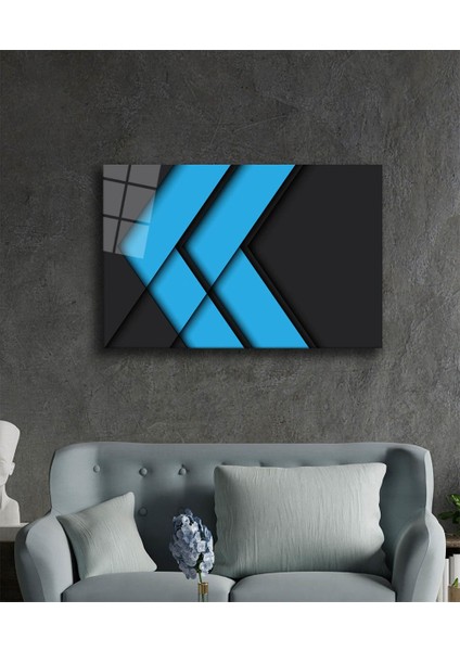 Eliza Home Geometrik Mimari Cam Tablo fiyatları