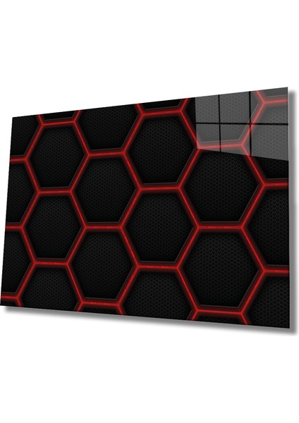 Eliza Home Geometrik Mimari Cam Tablo