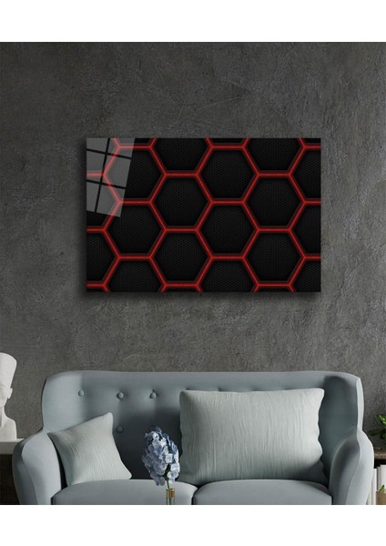 Eliza Home Geometrik Mimari Cam Tablo fiyatları