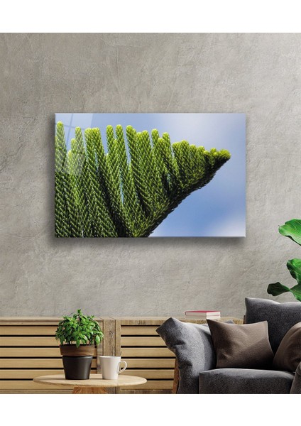 Yeşil Bitki Cam Tablo Green Plant fiyatları