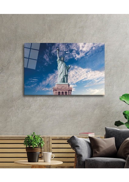 Eliza Home Özgürlük Heykeli Cam Tablo Statue Of Liberty fiyatları