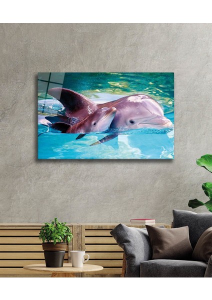 Eliza Home Yunus Balığı Cam Tablo Dolphin fiyatları