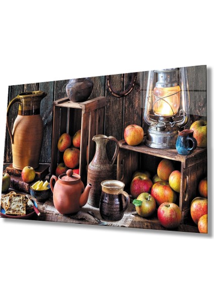 Eliza Home Cam Tablo Fruits Apple Still Life Kitchen