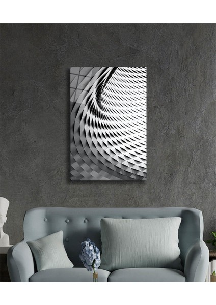 Eliza Home Geometrik Mimari Cam Tablo fiyatları