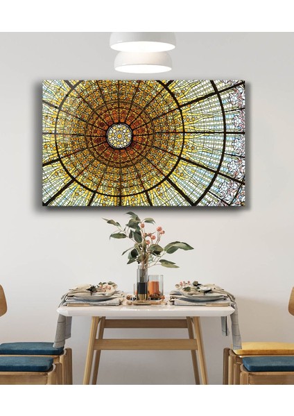 Eliza Home Soyut Cam Tablo