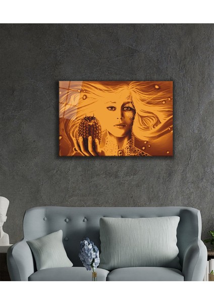 Eliza Home Kadınlar Altın Ejderha Cam Tablo fiyatları