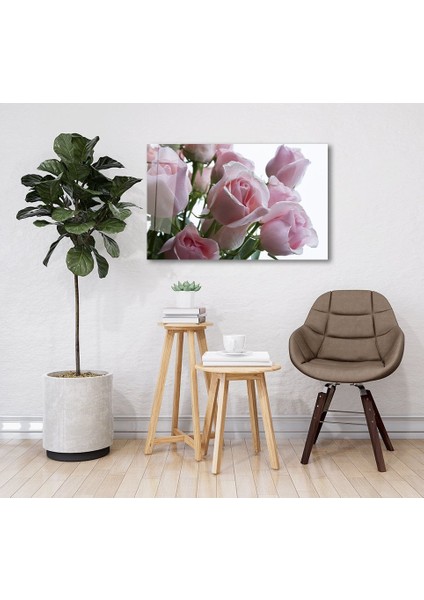 Eliza Home Pembe Güller Cam Tablo fiyatları