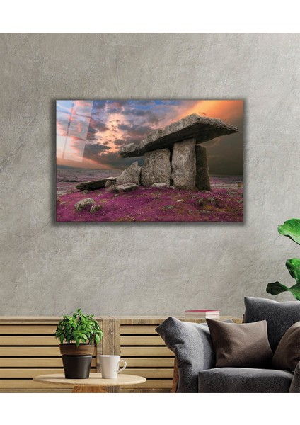 Eliza Home Mor Manzara Cam Tablo Purple View fiyatları