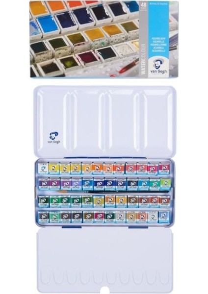 : Tablet Sulu Boya Seti : 48 Renk (Metal Kutu) fiyatları
