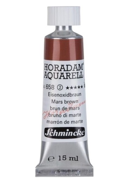 : Horadam Aquarell Artist : Tüp Sulu Boya : 15 ml : Seri 2 : 658 Mars Brown