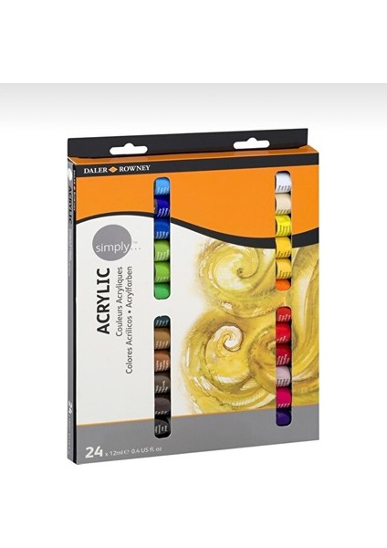 Simply Akrilik Boya 24X12 ml