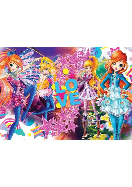 KS Games WINX113 KS Winx / 200 Parça Puzzle