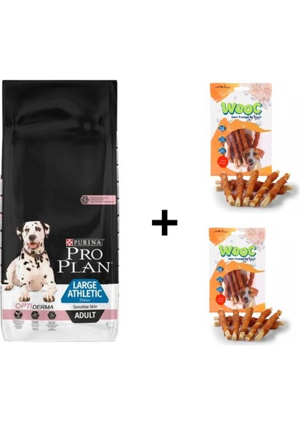 Somonlu Büyük Irk Köpek Maması 14 kg + 2 Adet Wooc Ödül 80 gr