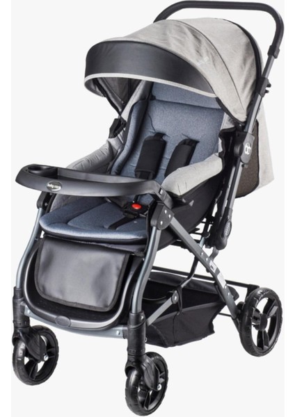 Bc 65 Capron Çift Yönlü Alüminyum Bebek Arabası + Ayak Örtüsü