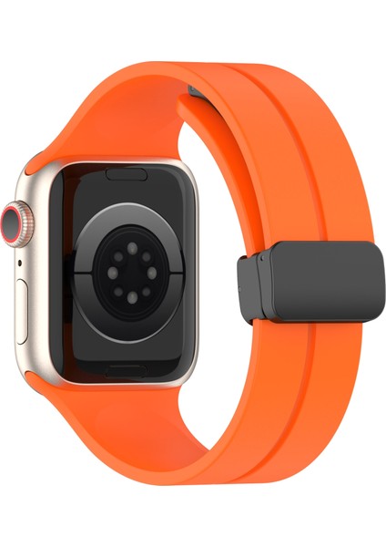 Apple Watch 42/44/45/49 mm Uyumlu Spg Soft Silikon Kordon modelleri