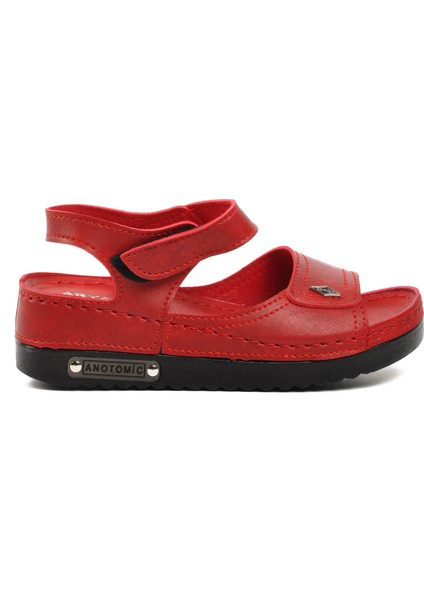 Ayakmod 07-109 Rr Kırmızı Kadın Sandalet