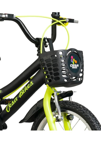 Cesa Bisiklet Cesa Bike Classic Model 16 Jant Bisiklet 4-7 Yaş Antrasit Sarı Çocuk Bisikleti 160210