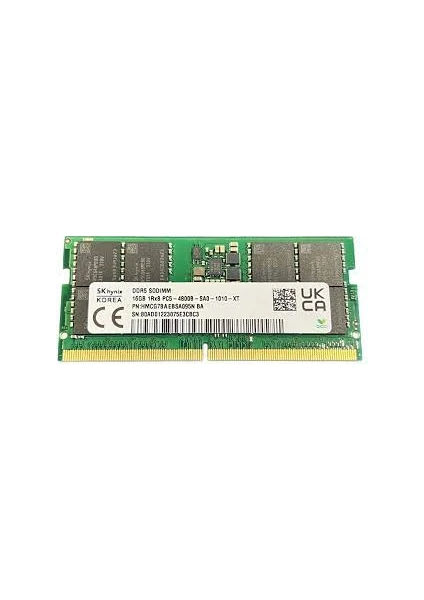 Sk-Hynix HMCG78AEBSA095N 16GB Ddr5 4800MT/S Non Ecc Memory Ram Sodımm