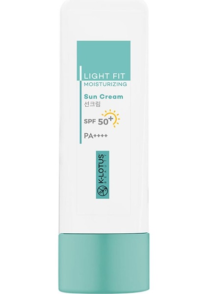 K-Lotus Beauty K-Lotus Light Fit Yüz ve Vücut Spf 50+ Nemlendirici Güneş Kremi 50ML (Kuru ve Normal Ciltler İçin)